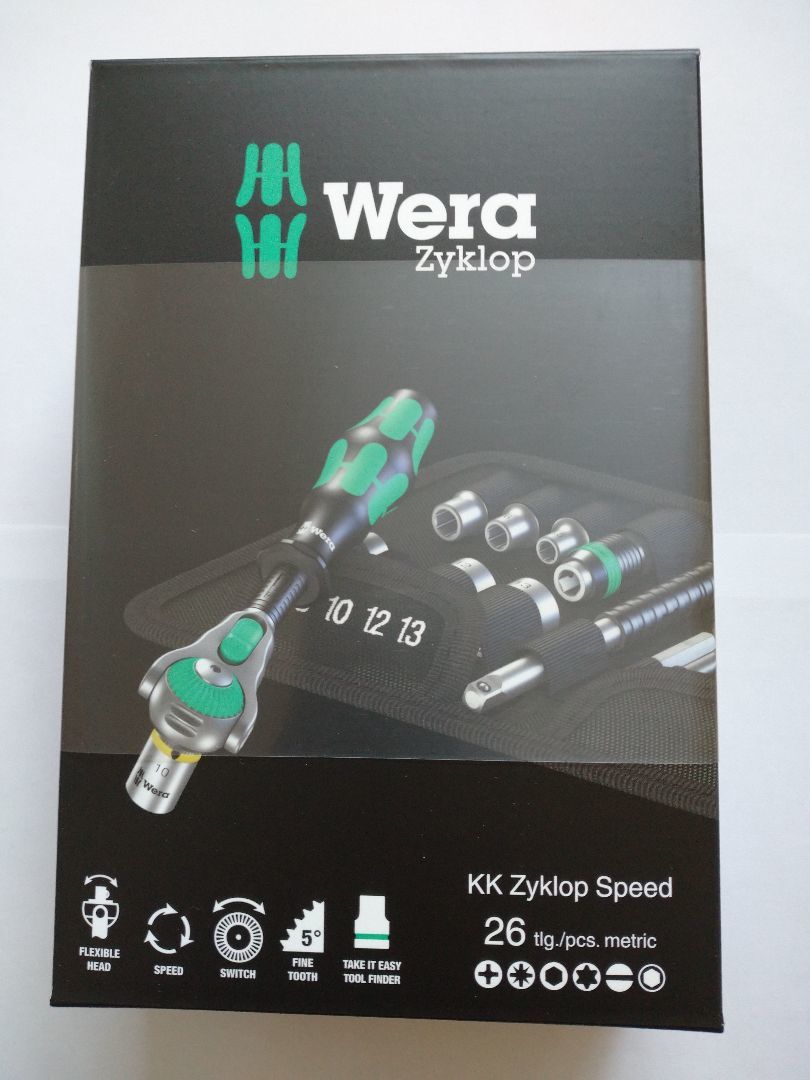 WERA ヴェラ クラフトフォームコンパクトセット Zyklop Speed