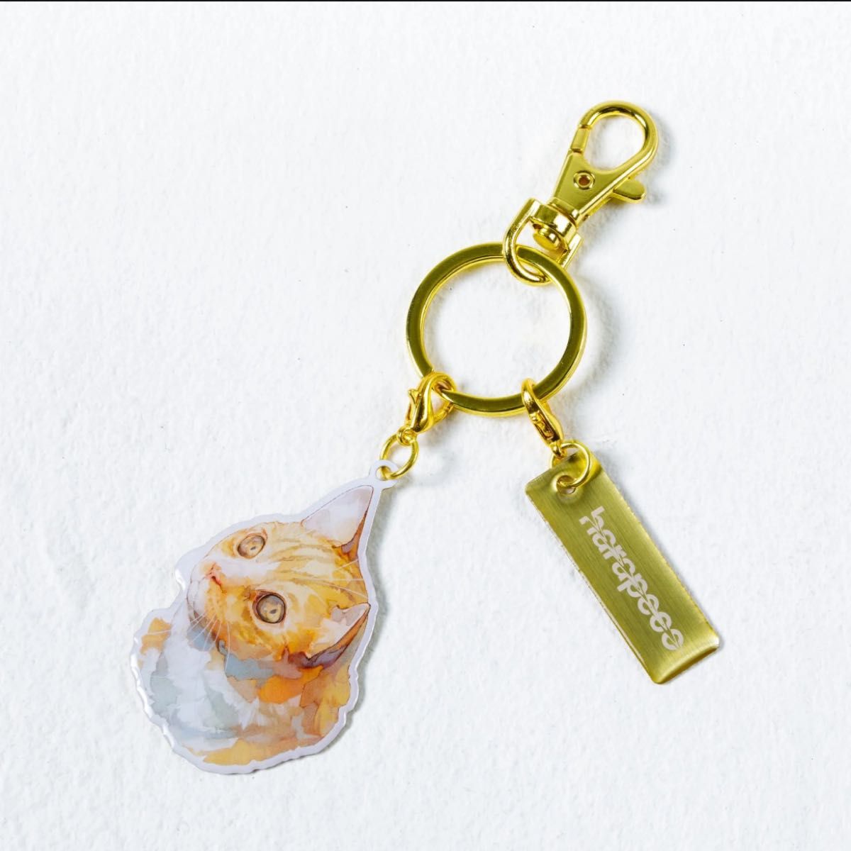 Eve harapeco Neko Keychain (ziitto) 商店 ネコ 猫 ダイカットキーチェーン 