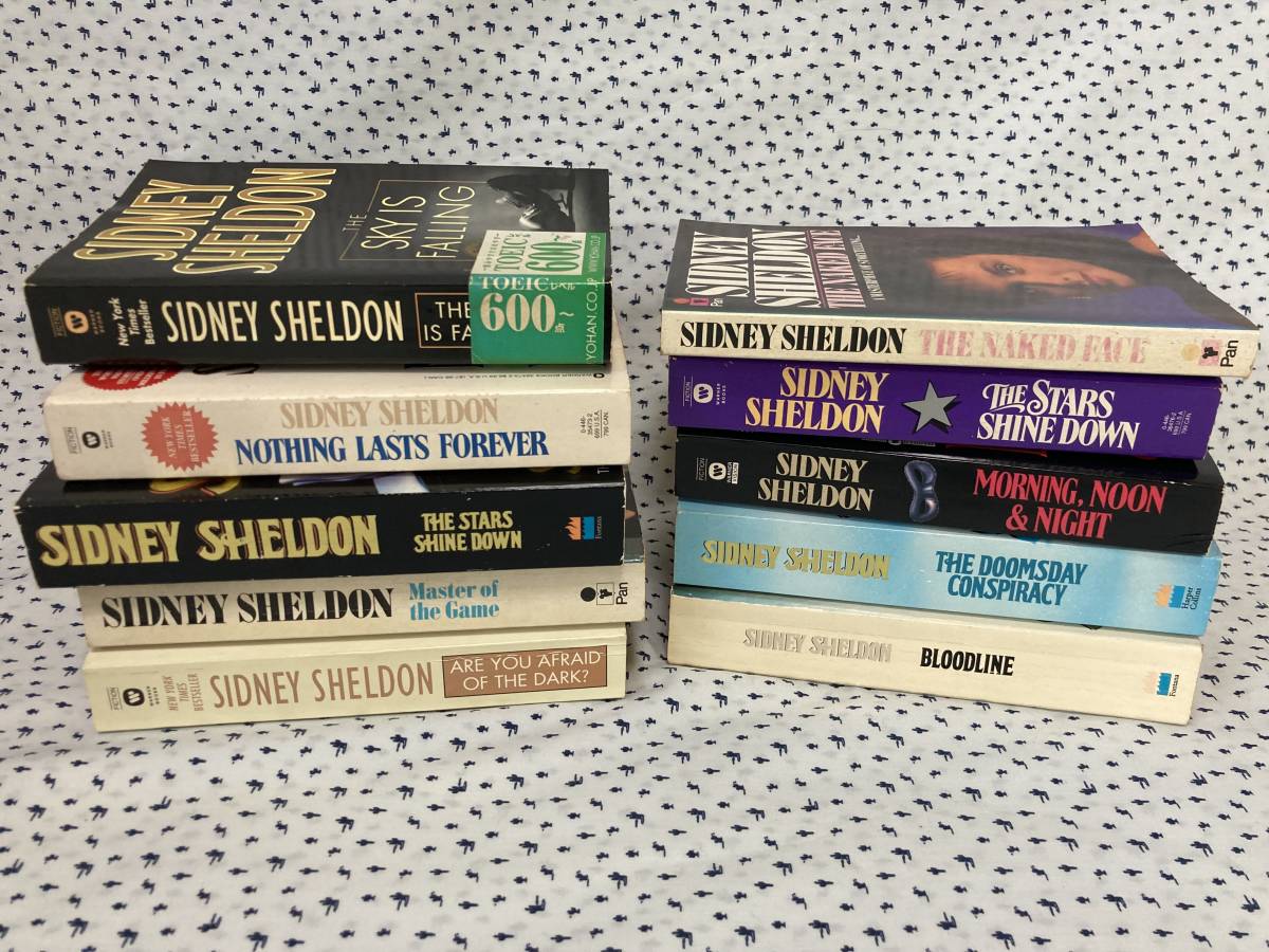 洋書 シドニー・シェルダン Sidney Sheldon / まとめ 10冊セット / 英語 多読 ペーパーバック 語学 リーディング_画像1