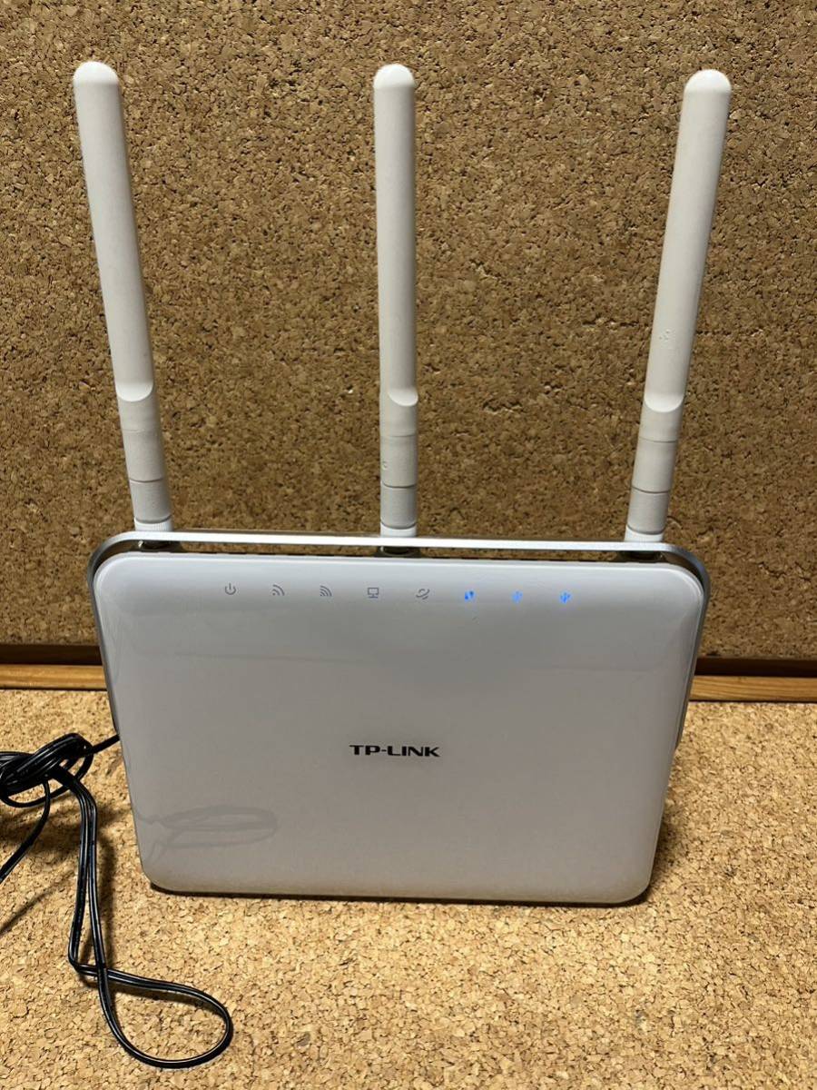 TP-LINK 無線LANルーター Archer A10 AC2600 MU-MIMO ギガビット＋Archer C9 AC1900 ACアダプター付き 通電確認済 現状品_画像8