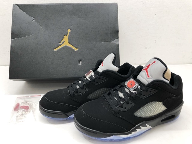 E◆即決◆未使用◆ NIKE ナイキ AIR JORDAN 5 LOW GOLF エア ジョーダン 5 ロー ゴルフ Metallic メタリック / CU4523-003 27.5cmの画像1