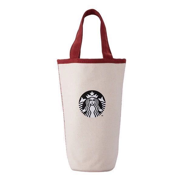 海外限定Starbucks バレンタイン★台湾 スターバックス ドリンクバッグ タンブラーバッグ 海外 カップ型 国内未発売 ペットボトルの画像1