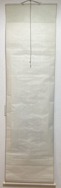 【 模写 】 山田帆丘 筆 四季之花 掛軸 肉筆 絹本 ■ 桐共箱入り ■ 美術品 日本画 書 四季の花 ■ 松692_画像7