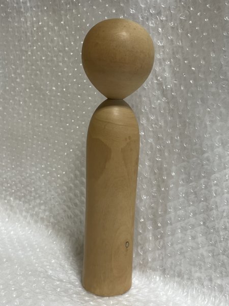 希少 □ こけし □ 鳴子系 河村守 高さ 約24.5cm ■ 50.4の書入れあり ■ KOKESHI DOLL 日本人形 郷土玩具 日本伝統工芸 置物 ■ 松666_画像6