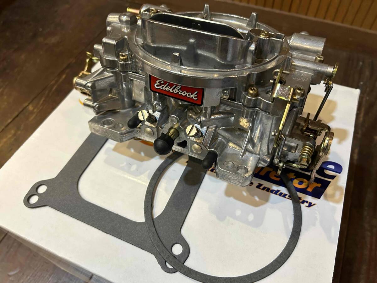 SALE!!エーデルブロック600CFM★再生1405キャブレター★EDELBROCKマニュアルチョークALLSTATE社★シボレー・フォード４バレルキャブ_画像3