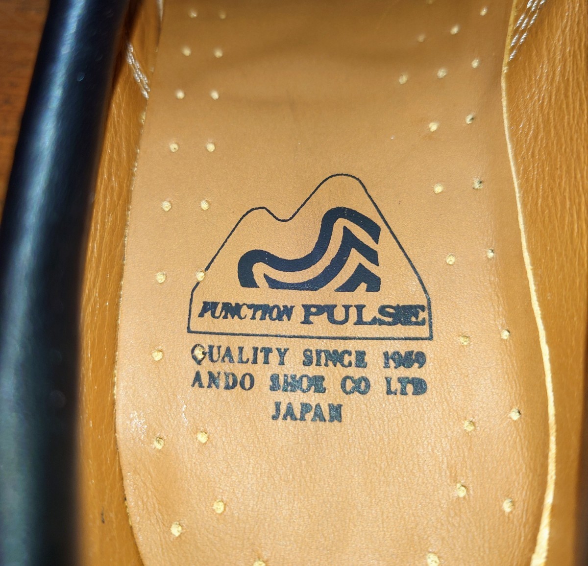 【未使用/ノルベ製法】日本製 安藤製靴 FUNCTION PULSE OR2 プレーントゥ 25.5cm ブラック 黒/ブーツ redwing danner_画像9
