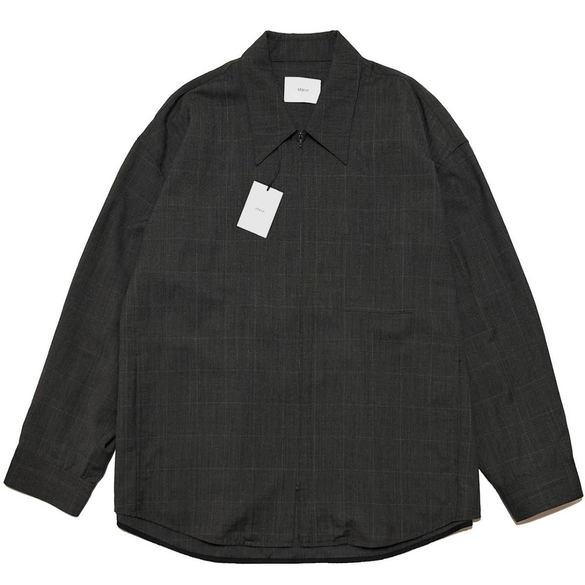 定価4 3万 stein Oversized Zip Shirt Jacket サイズM 定価4 3万 stein Oversized Zip Shirt Jacket サイズM