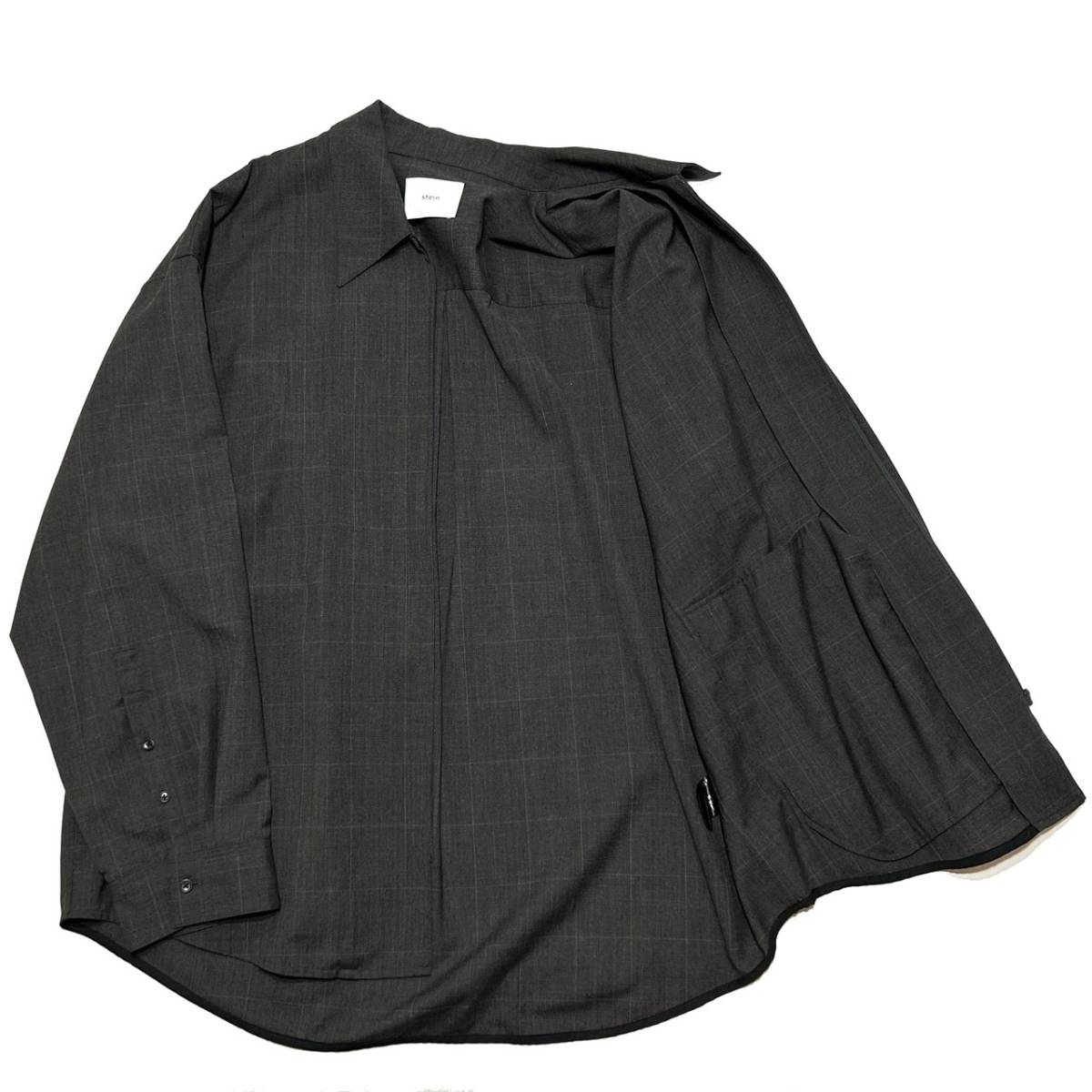 定価4 3万 stein Oversized Zip Shirt Jacket サイズM 定価4 3万 stein Oversized Zip Shirt Jacket サイズM