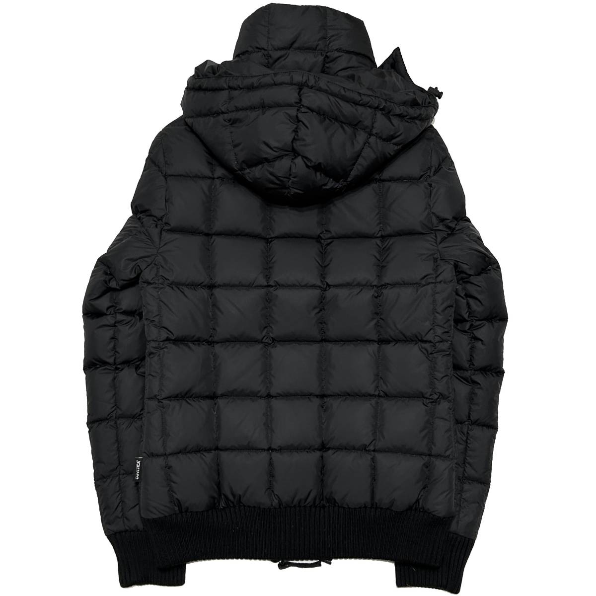 定価16.5万 AKM×DUVETICA NYLON NEO SQUARE HOODED DOWN S　黒  デュベティカナイロンネオスクエアダウンジャケット　wjk ジュンハシモト