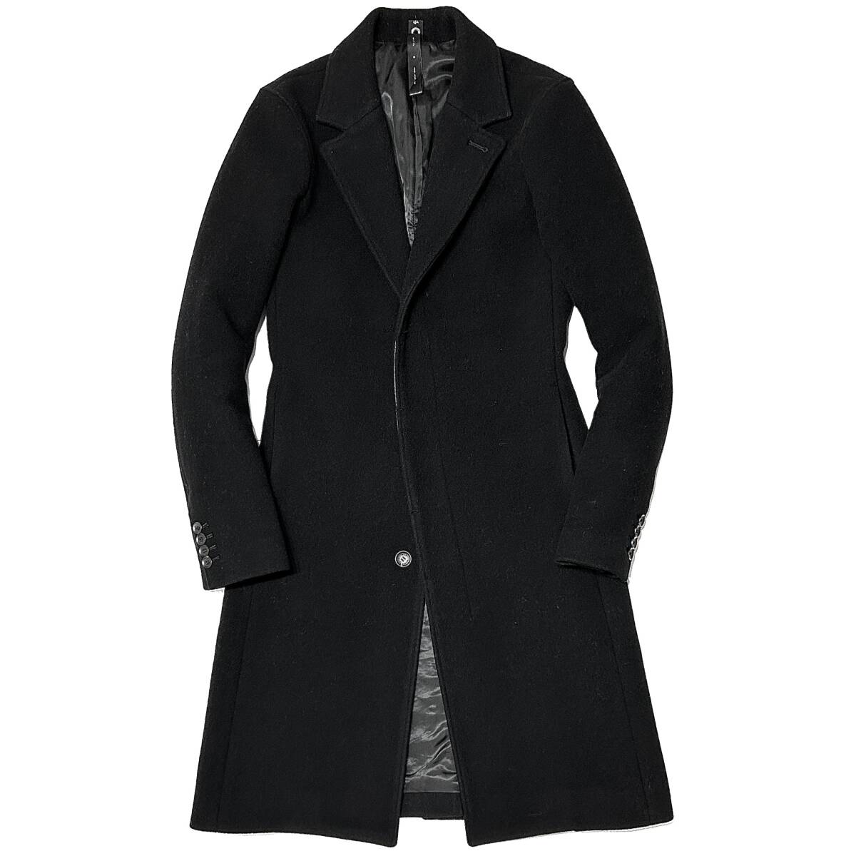 定価8万 wjk fine wool chester coat Sサイズ 黒 ファインウールチェスターコート ジュンハシモト akm 1piu ブルゾン ダウン