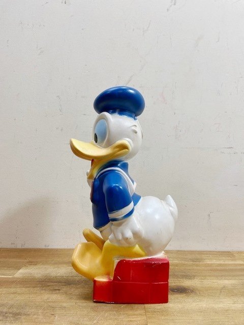  Дональд Donald Duck Disney копилка монета банк 70*s Vintage коллекция Ame игрушка дисплей retro [B692]