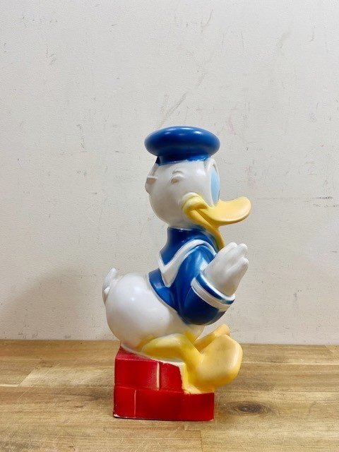 Дональд Donald Duck Disney копилка монета банк 70*s Vintage коллекция Ame игрушка дисплей retro [B692]