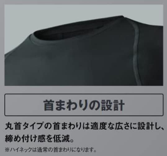 送料無料◆アンダーシャツ◆丸首◆Ｌ◆ブラック◆リラックスフィット◆デサント◆プロも着用◆STD771B◆即納◆野球◆ソフトボール◆人気_画像5