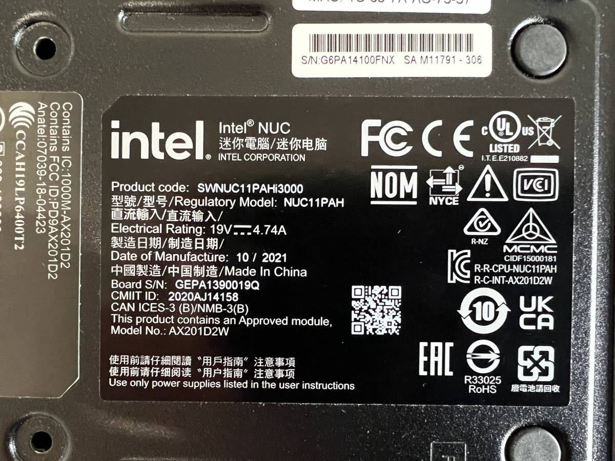 【 Roonサーバー 第11世代 intel nuc ★メモリ32GB ★SSD 512GB ★ROCK ★ TIDAL ★ Qobuz ★ roon core ★ Nucleus 】_画像6