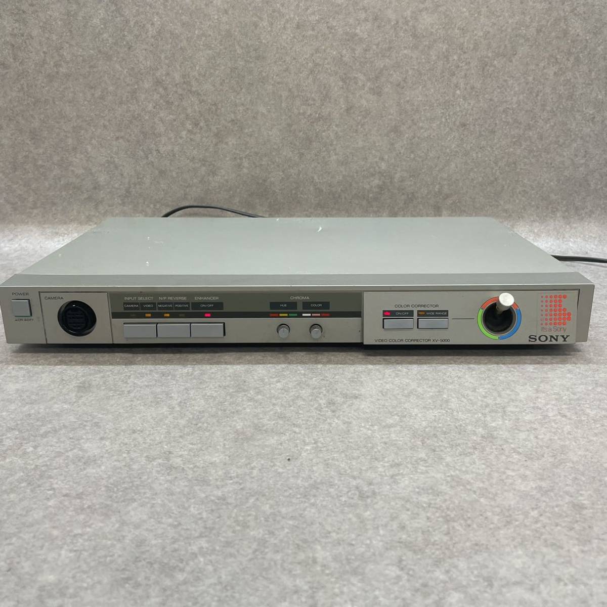 C3009）ビデオカラーコレクター SONY XV-5000 通電のみ確認　現状品_画像1