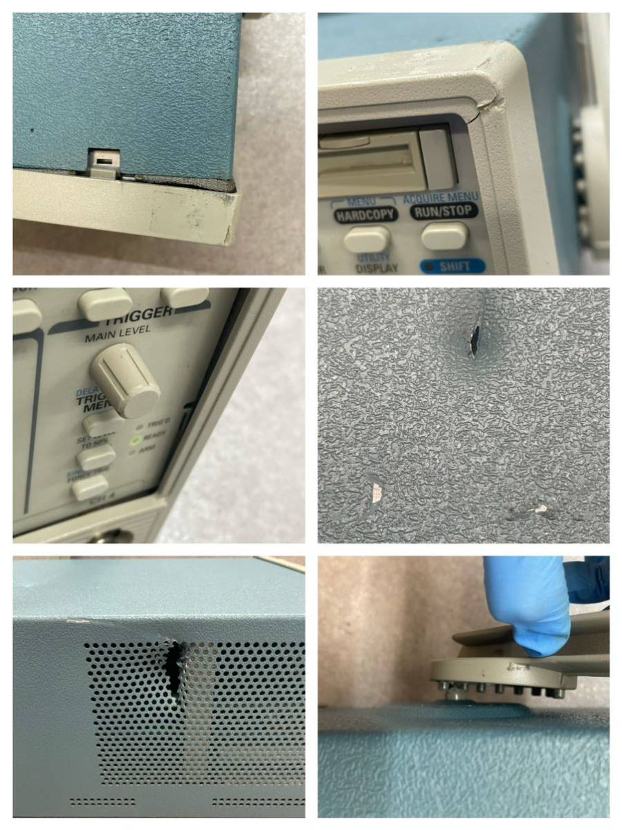 B1-05）Tektronix TDS420A オシロスコープ 4チャンネル　200MHz　デジタルオシロスコープ _画像7