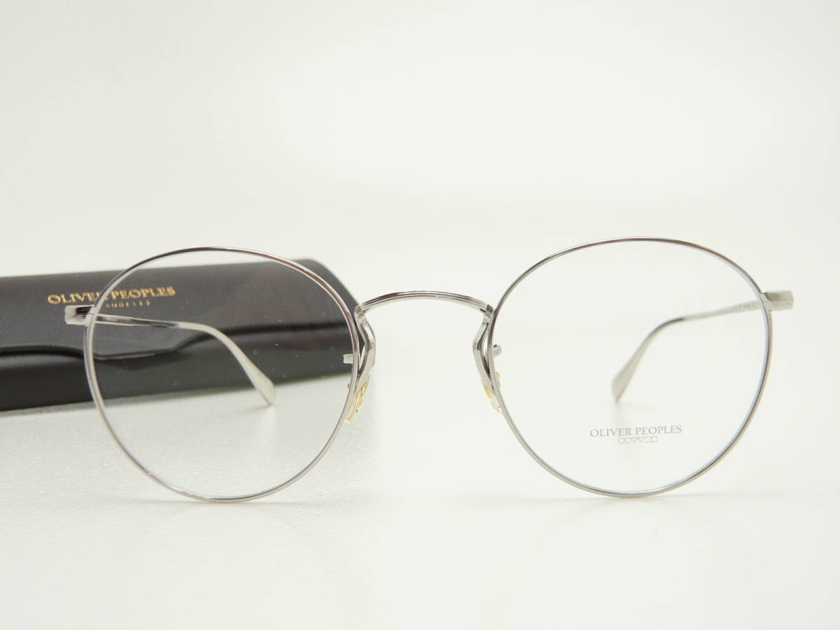 新品 オリバーピープルズ メガネ OV1186 5036-47サイズ シルバー フレーム OLIVER PEOPLES 正規品 専用ケース付 人気モデル _画像8