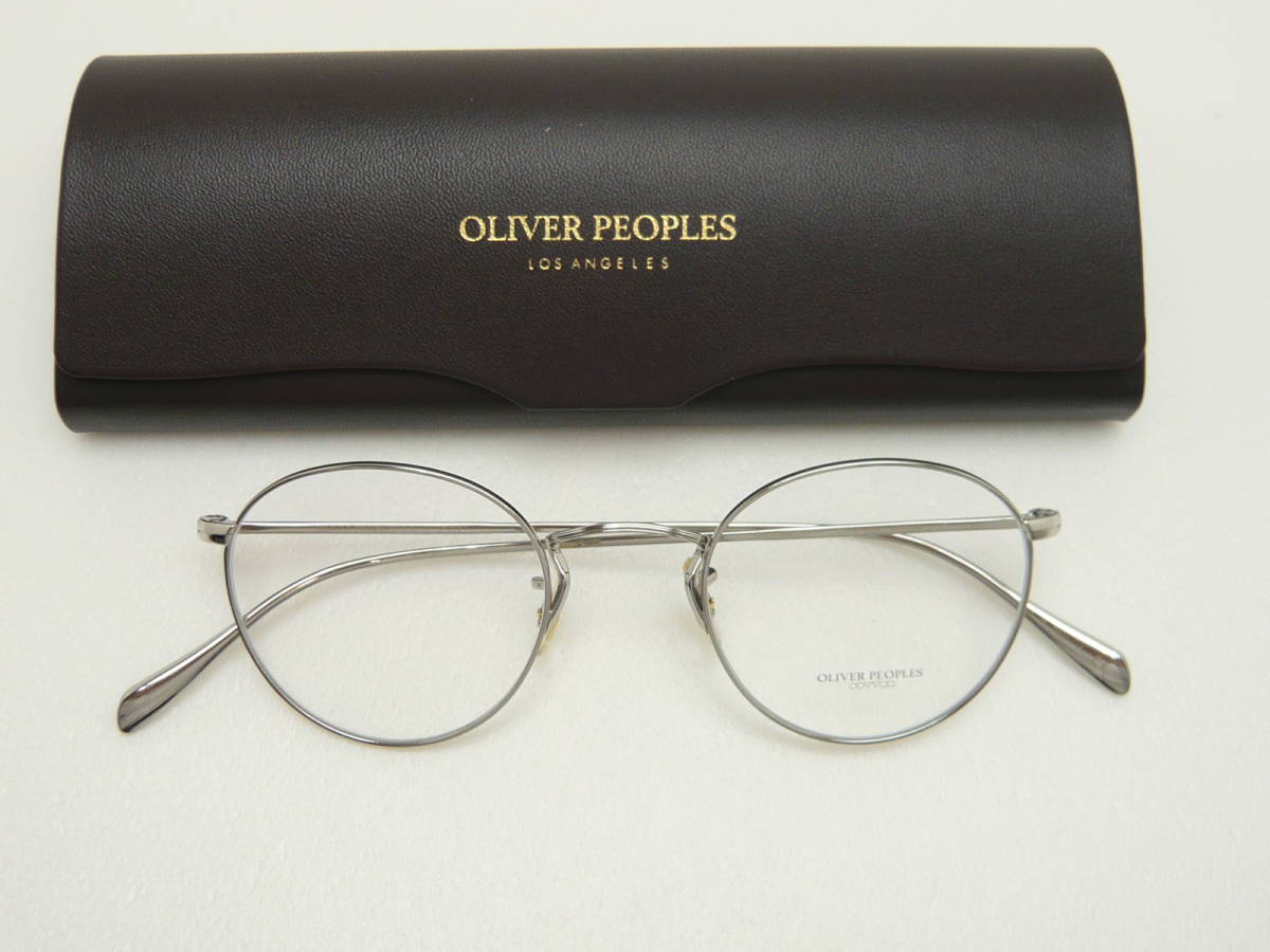 新品 オリバーピープルズ メガネ OV1186 5036-47サイズ シルバー フレーム OLIVER PEOPLES 正規品 専用ケース付 人気モデル _画像5