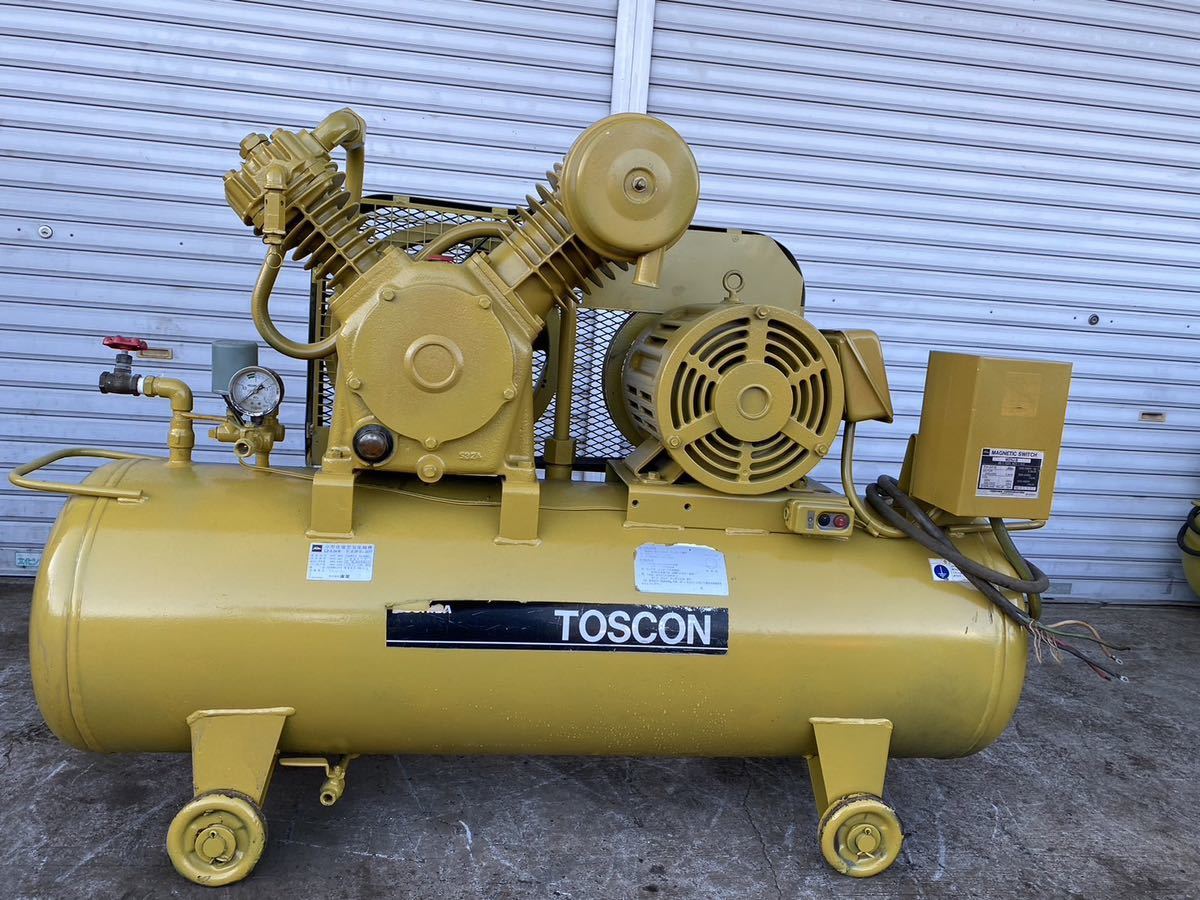 Yahoo!オークション - 東芝 エアーコンプレッサー SP105-55T7 L2 Yahoo!オークション - 東芝 エアーコンプレッサー SP105-55T7 L2