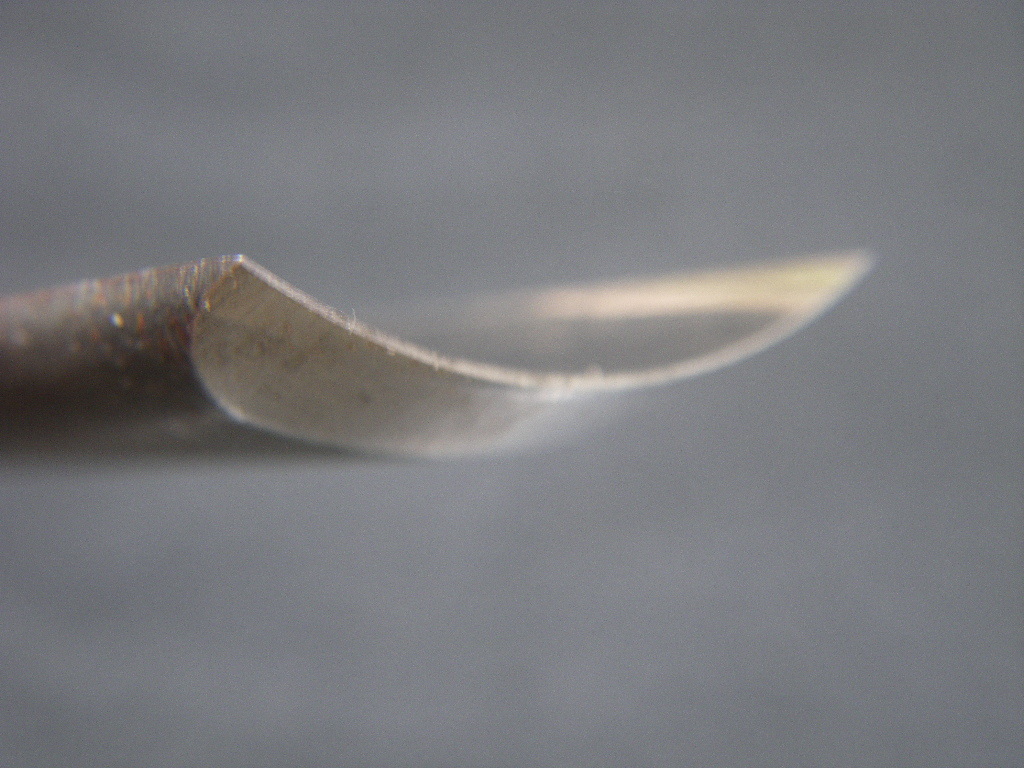 ちょうこくとうの穂　八分　浅丸　巾24㎜　浅丸刀　彫刻刀　8分　日本製　能面　面打　面彫り　Chisel　（高）