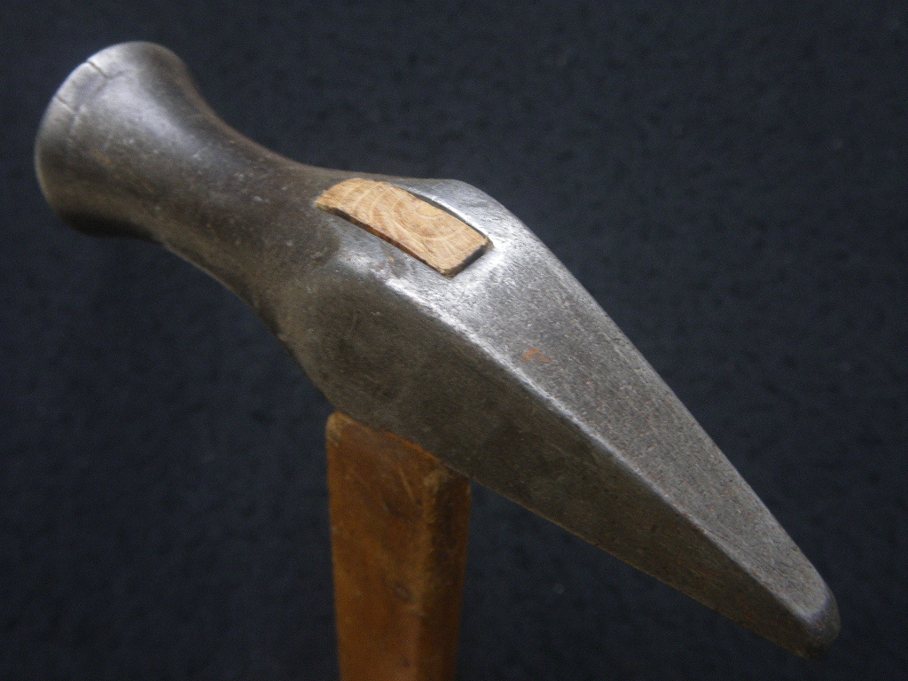 全重435g　頭長125㎜　舟手　玄能　玄翁　船大工　片口　先切　金槌　藤六　日本製　Japan　Tool　Ship carpenter　hammer　ハンマー_画像4