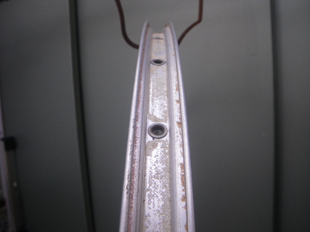 巾:約22㎜　36穴　W/O　昔の自転車の車輪　クリンチャー　リム　ロードバイク　スポルティーフ_画像1