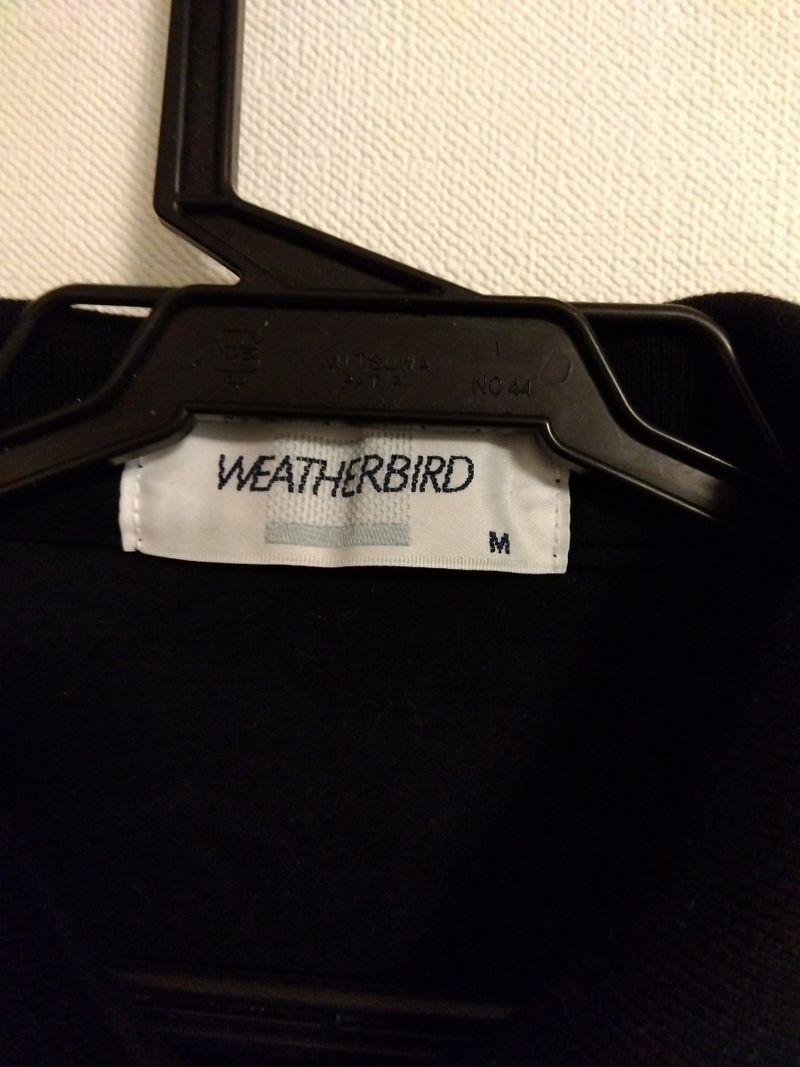 レディース　ポロシャツ　Whetherbird　ブラック　黒 ナイガイ　日本製　綿１００％_画像2