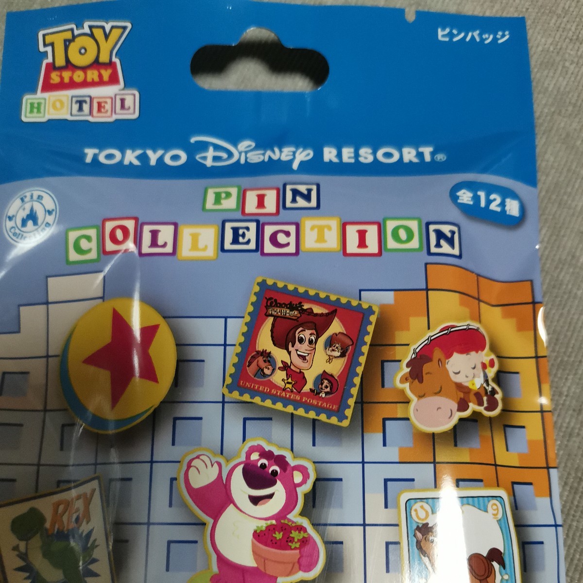  Toy Story hotel pin badge 2 piece entering 2 sack set all 12 kind TOKYO Disney resort TOY STORY HOTEL pin collection 