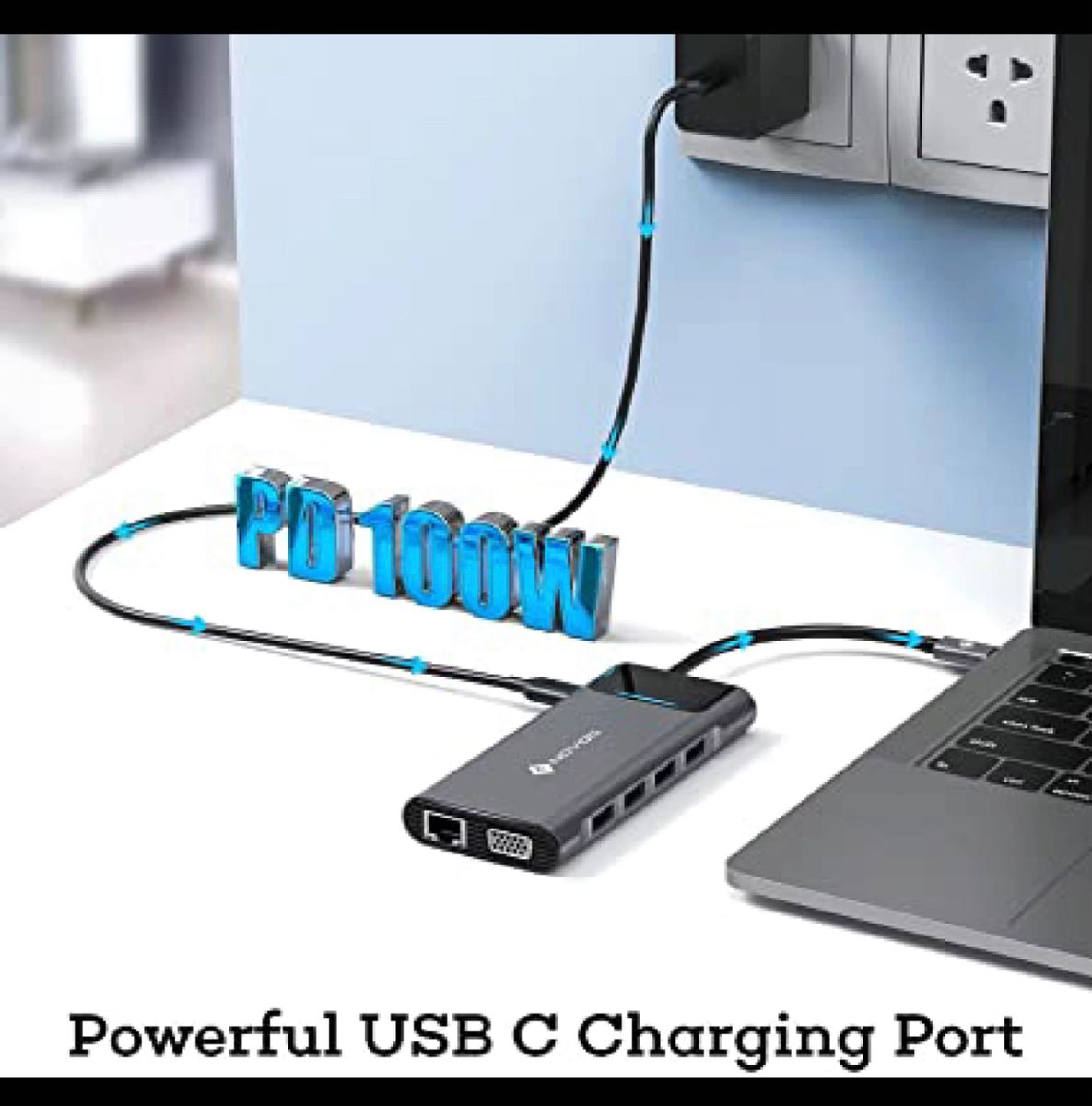 USB C ハブ 12-in-1 USB Type-c 変換アダプタ トリプルディスプレイ デュアルHDMI 4K VGA)