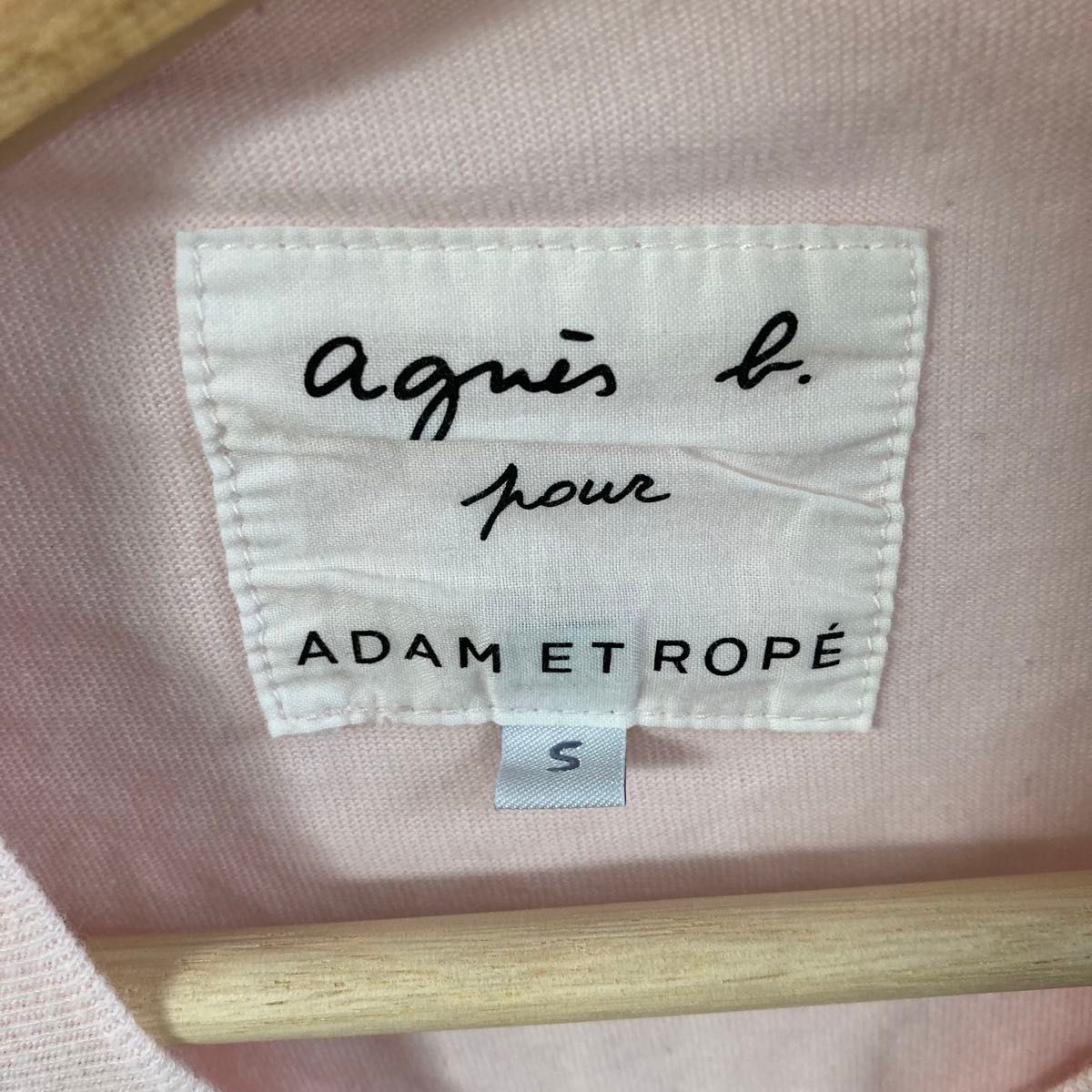 agnes b.×ADAM ET ROPE BOXロゴ ロングスリーブTシャツ　アニエスベー