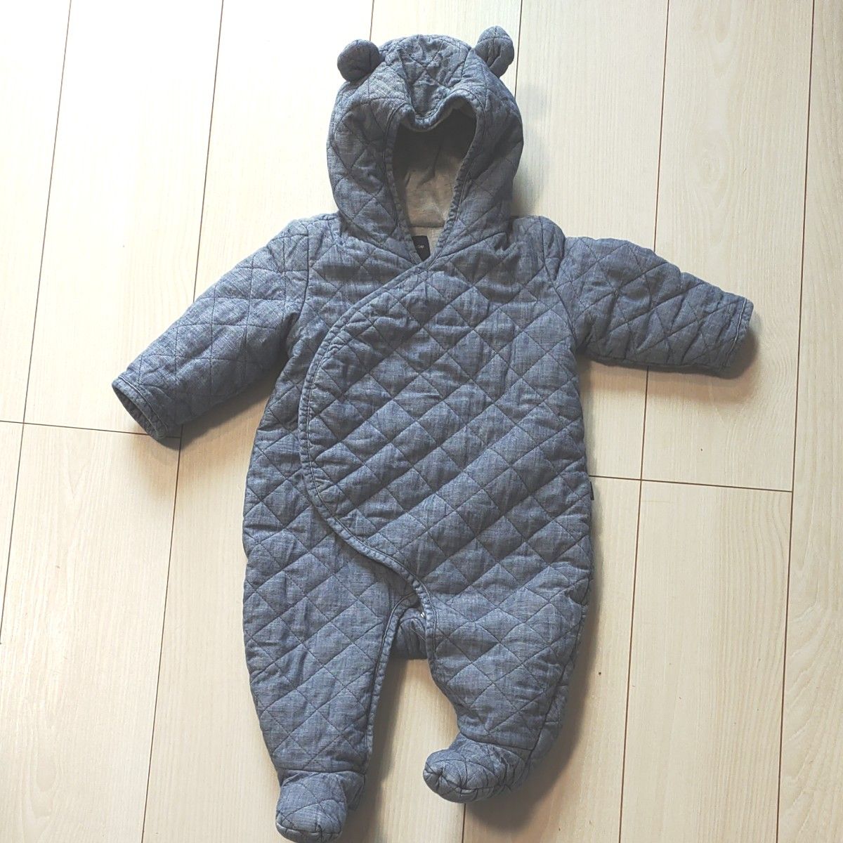 babyGAP デニム くま耳バーオール 70cm