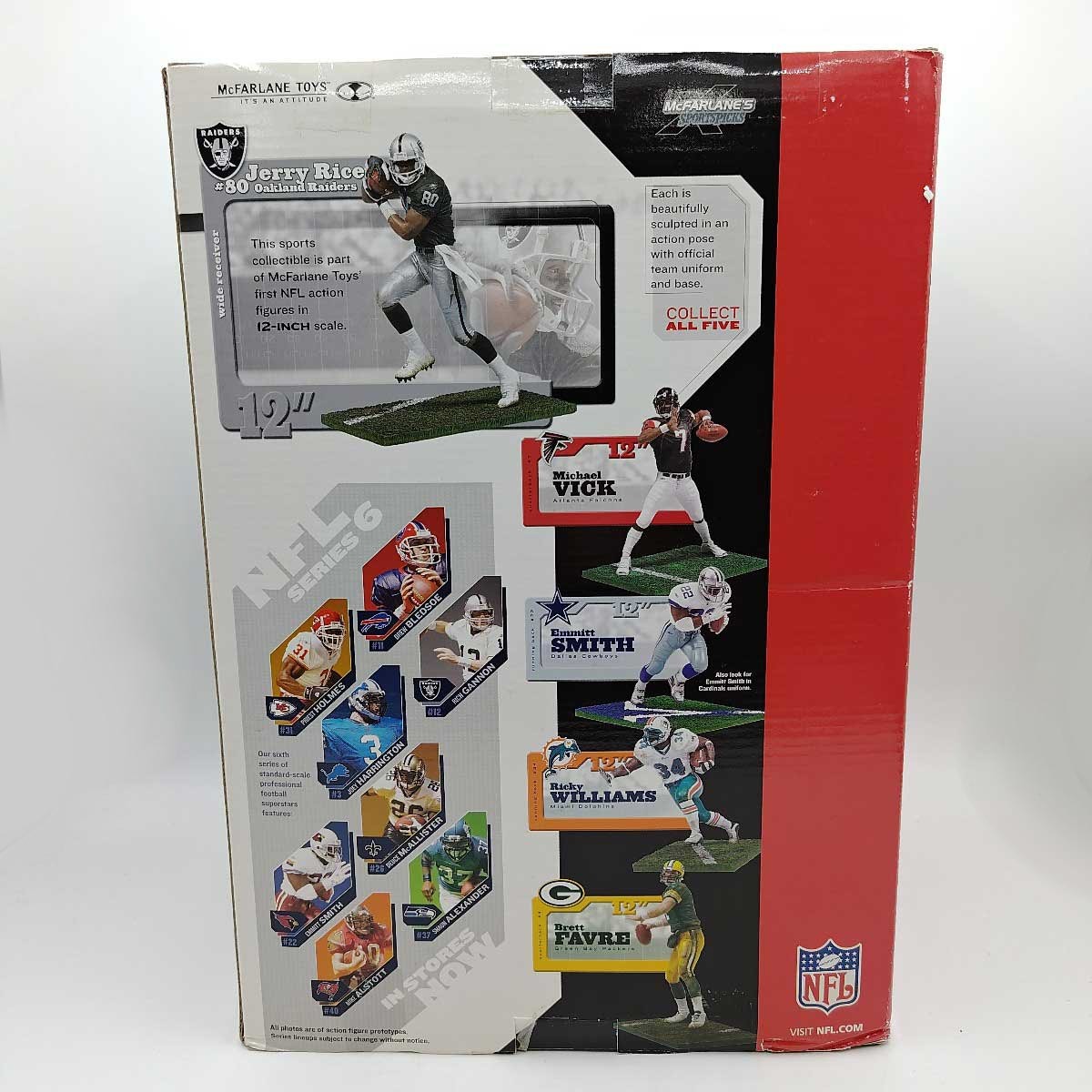 【中古】マクファーレン 12インチ フィギュア ラスベガス・レイダース #80 JERRY RICE ジェリー・ライス_画像9