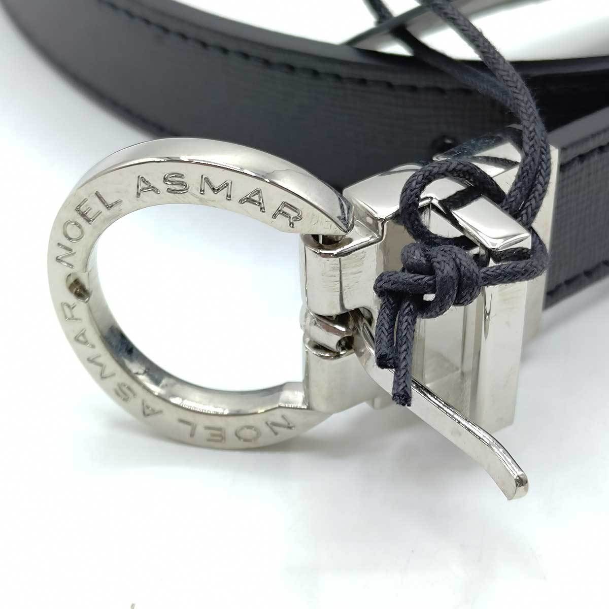 【中古】NOEL ASMAR EQUESTRIAN レザー ベルト M ブラック レディース 乗馬の画像2