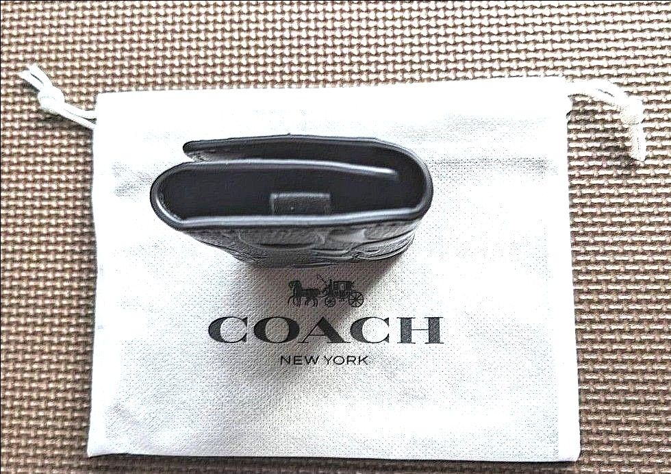 COACH　正規品　新品未使用　コーチ　キーケースシグネイチャー　