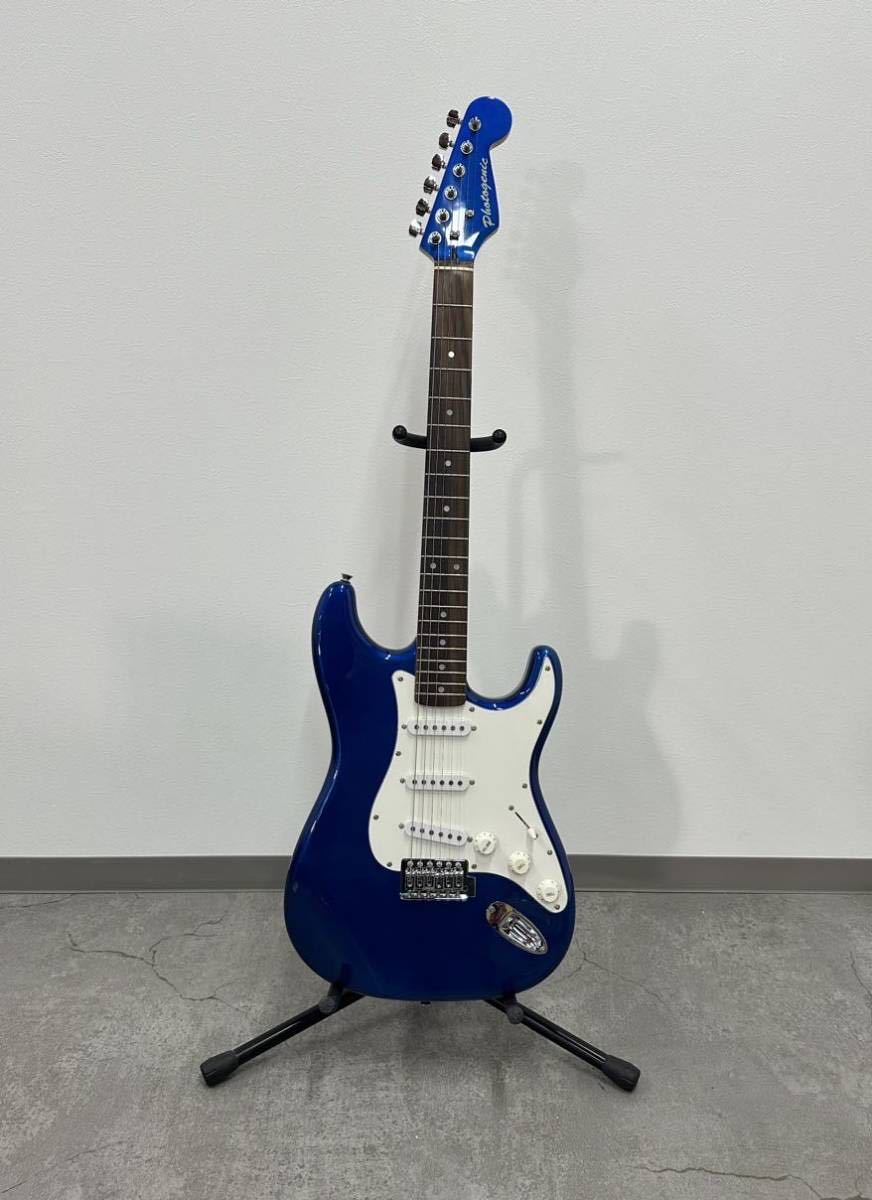 OGK31 エレキギター Photogenic 中古 フォトジェニック ギター　楽器　青　ブルー　ケース付き_画像1