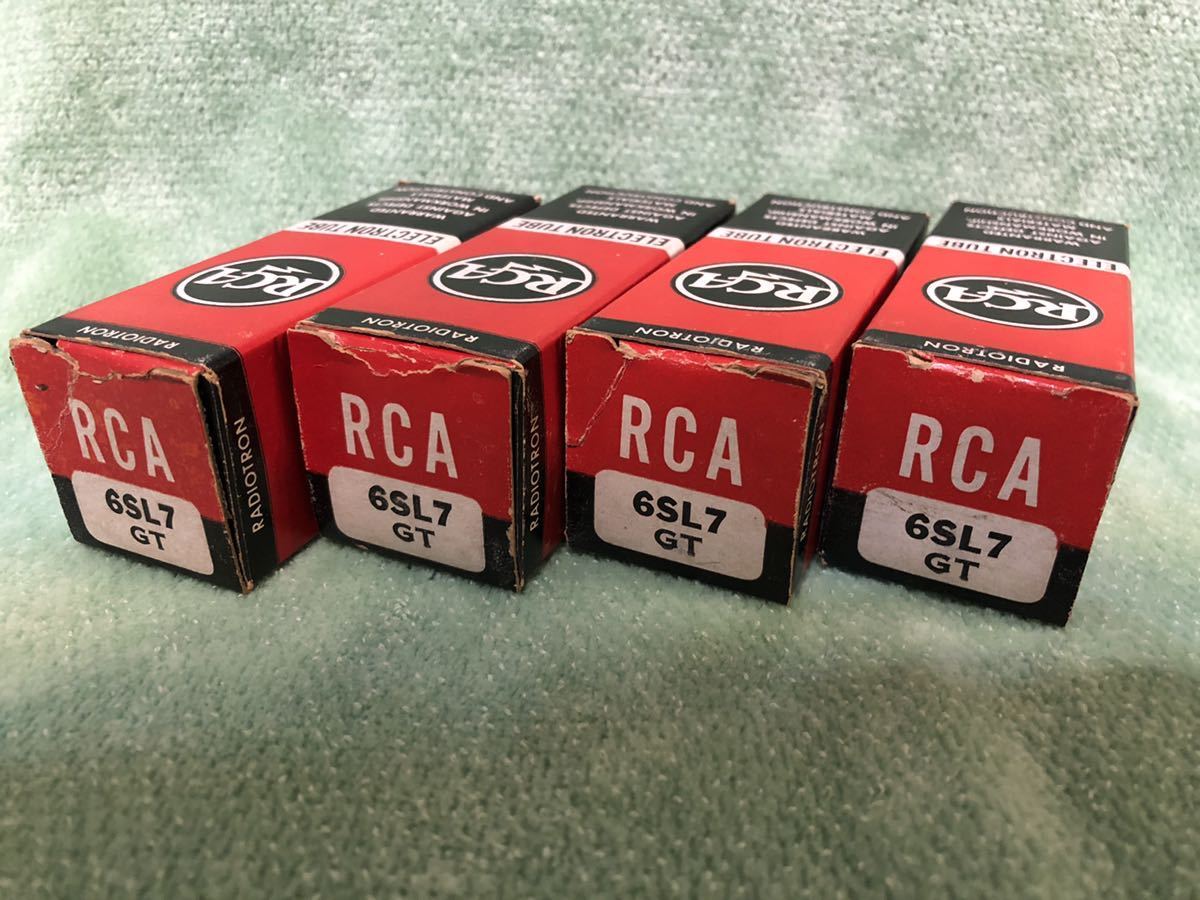 RCA 6SL7 4本 新品・元箱_画像1