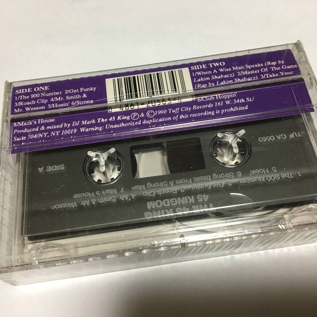 45 KING / 45 KINGDOM cassette tape TUFF CITY 1990 unopened 