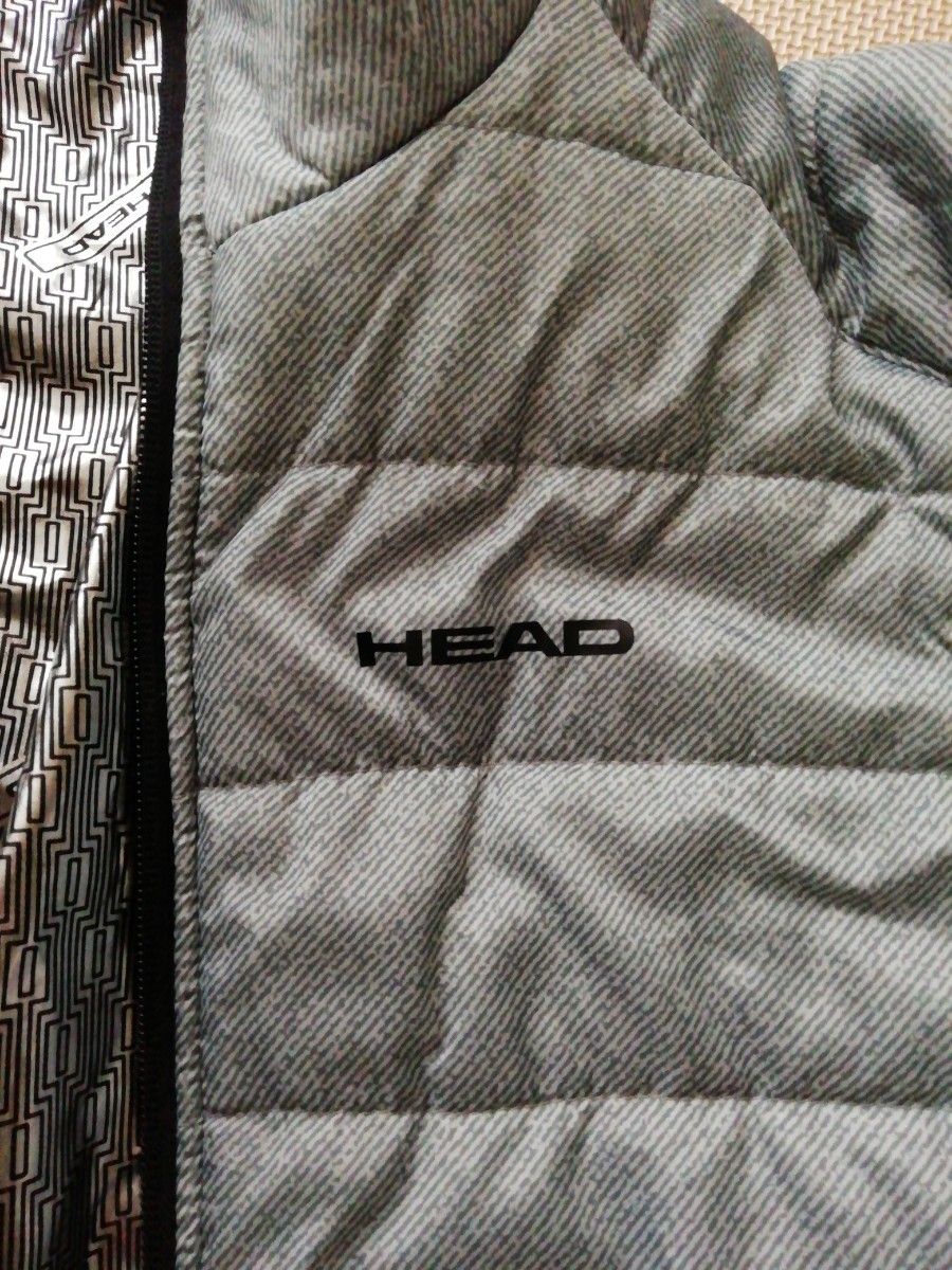 ヘッド（HEAD）アウター　メンズM グレー　シルバー　中綿　ジャンパー　コートのインナー