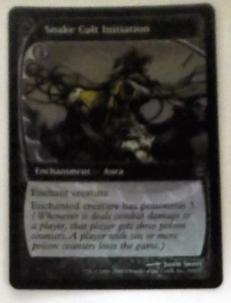 ＭTG英語/foil/Snake Cult Initiation(蛇教団の圣儀式)/未來予知/アンコモン