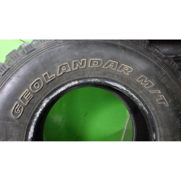 ヨコハマ GEOLANDAR M/T 109Q 日本製 31x10.50R15 4本SET◆2003年製スパイクタイヤ◆中古 ピン抜けあり◆白石区手渡し可◆6013002C12SK20_画像9