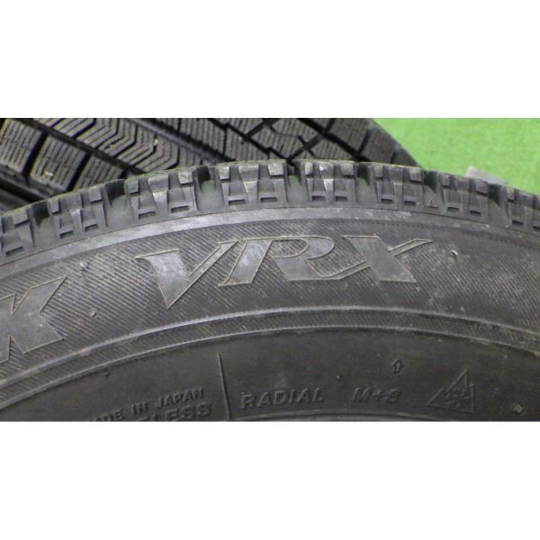 ブリヂストン BLIZZAK VRX 175/65R15 4本SET◆2017年製8分山スタッドレス◆中古 特筆すべき損傷なし◆白石区手渡し可◆ヴィッツ,フィット等_画像9