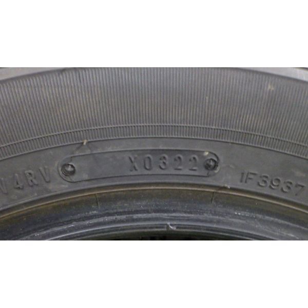 ダンロップ ENASAVE VAN01 155/80R14 4本SET◆2022年製8分山オンロード◆中古 特筆すべき損傷はなし◆白石区手渡し可◆サクシード等に_画像9