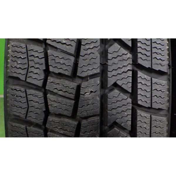 ダンロップ WINTER MAXX WM02 155/70R13 75Q 日本製 2本SET◆2020年製9分山スタッドレス◆中古 特筆すべき損傷はなし◆白石区手渡し可_画像2