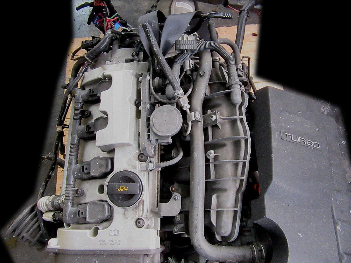 アウディ 2006年式 8E 8EBWEF アウディA4 2.0TSFI クワトロ 4WD ターボ 純正 エンジン BWE オートマ トランスミッションの画像2