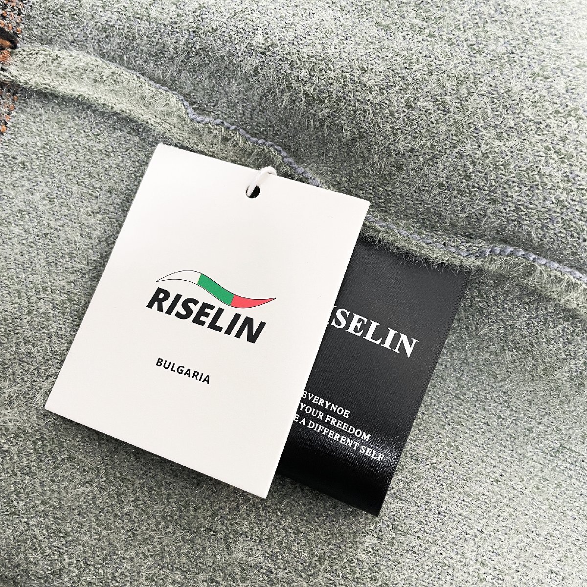 最高級ヨーロッパ製※定価5万◆ブルガリア発※RISELIN セーター ニット ミンク/カシミヤ混 快適 防寒 柔らかい お洒落 秋冬 L/48サイズ_画像8