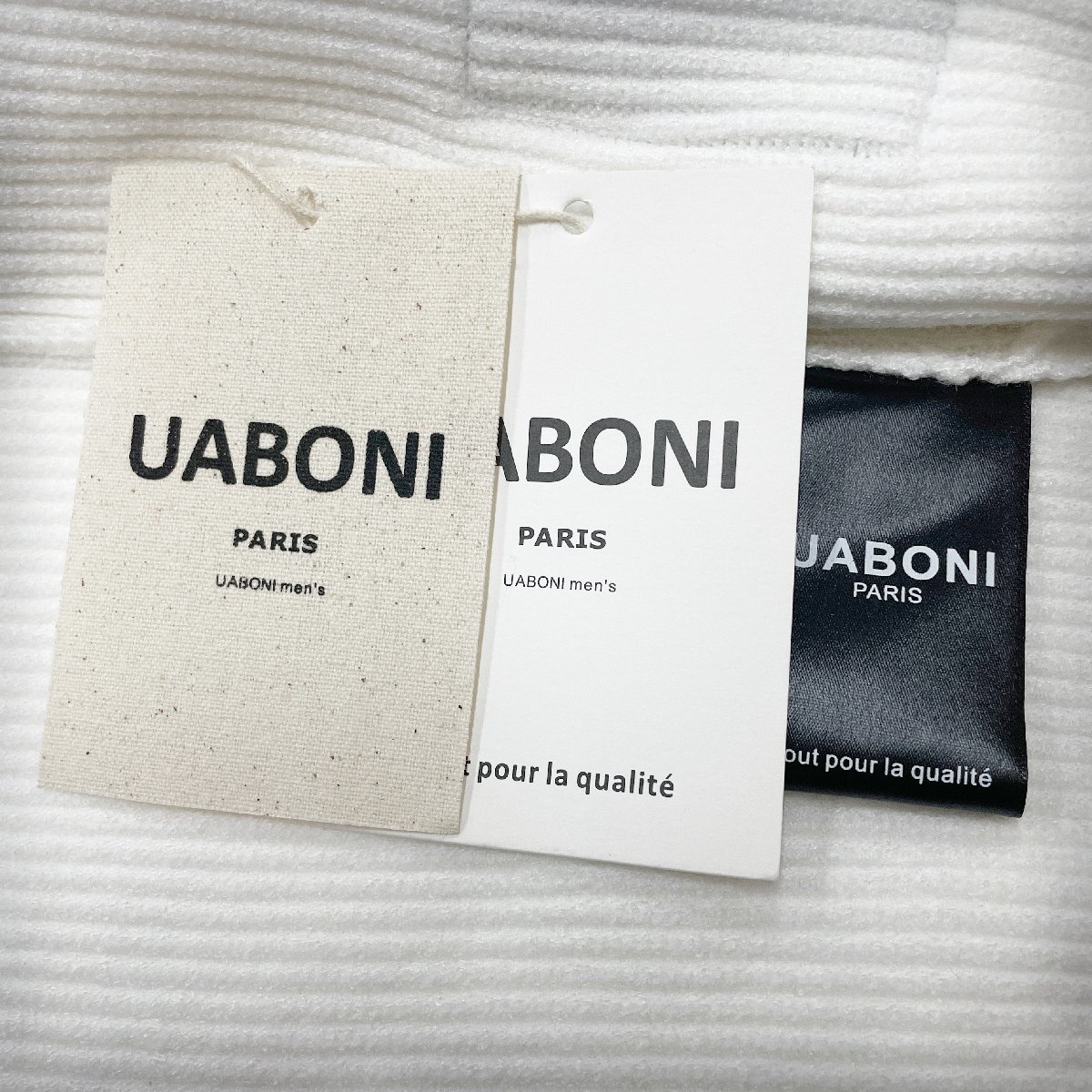 一枚限定EU製＆定価3万◆UABONI*Paris*セーター*ユアボニ*パリ発◆高品質ウール ソフト 保温 高級 トレーナー レディース L/48サイズ_画像10