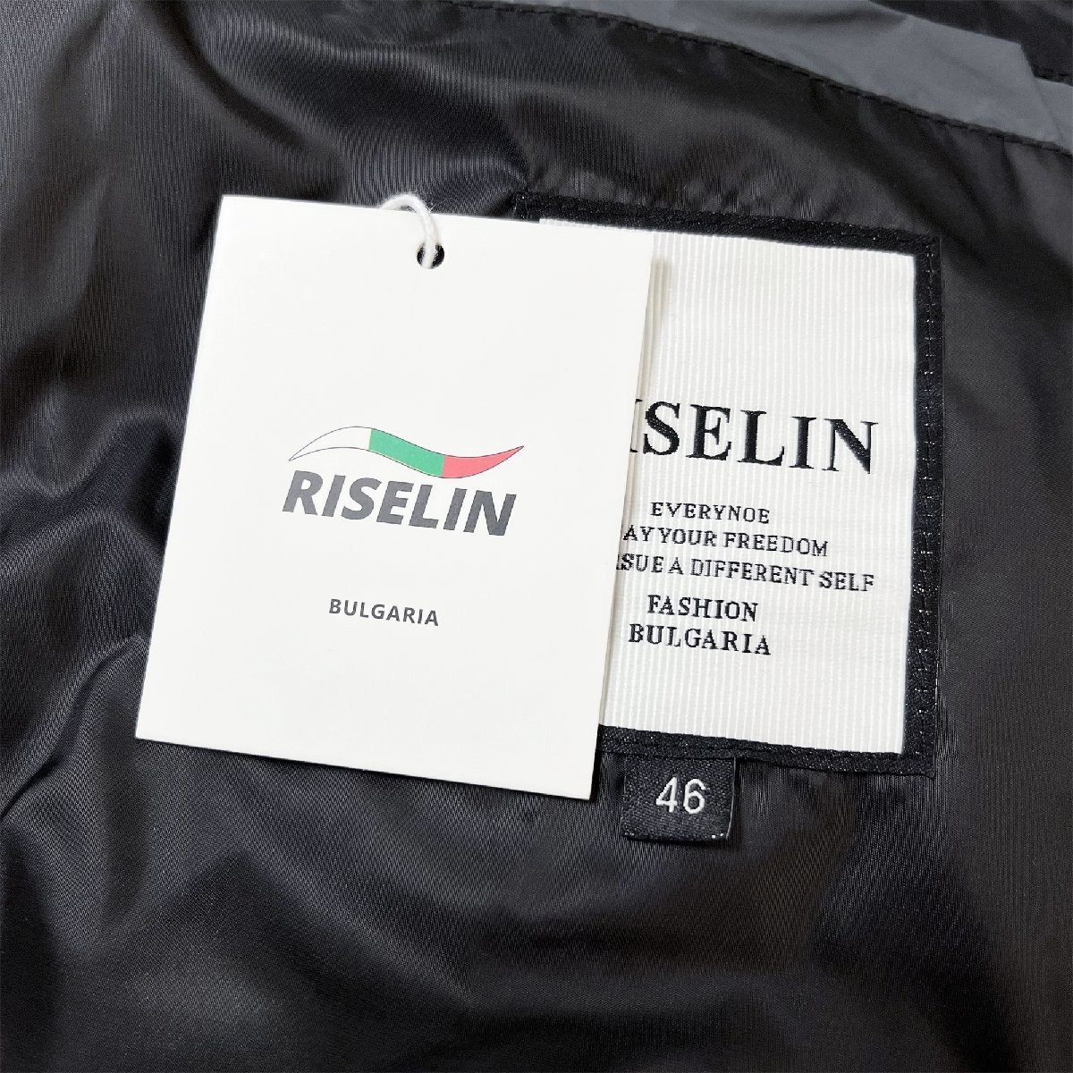 最高級ヨーロッパ製※定価8万◆ブルガリア発※RISELIN ダウンベスト ダックダウン90％ 防寒 ソフト 暖かい 軽量 無地 秋冬 日常着 2XL/52_画像9