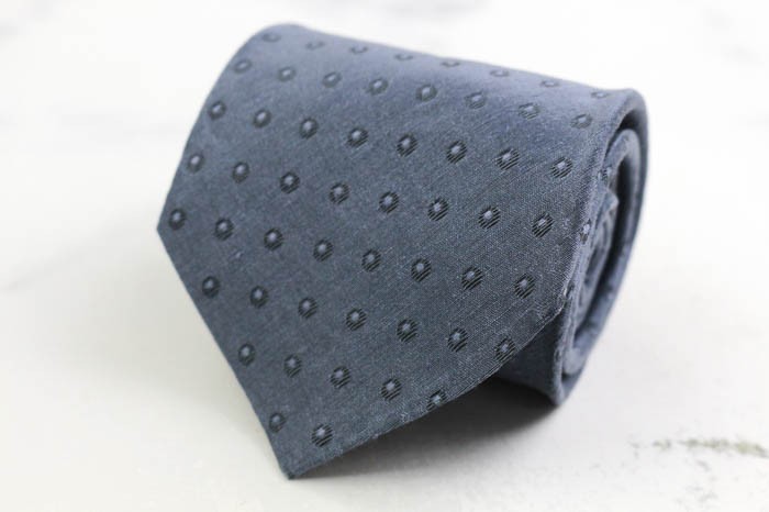  Hugo Boss silk fine pattern pattern dot pattern high class Italy made brand necktie men's gray HUGO BOSS Germany high class gentleman clothes brand 
