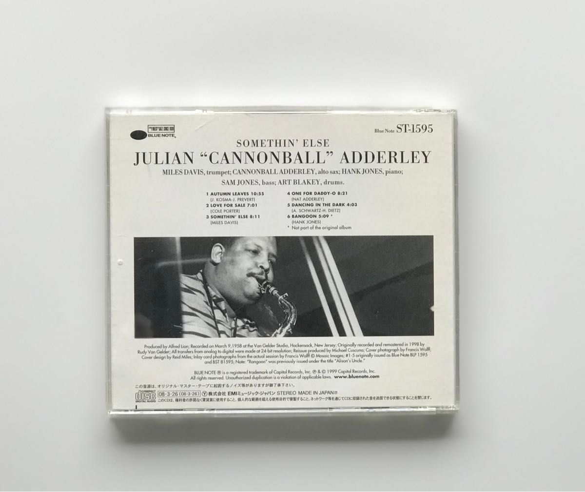 送料無料国内盤  サムシン・エルス キャノンボール・アダレイ Cannonball Adderley Somethin' Else