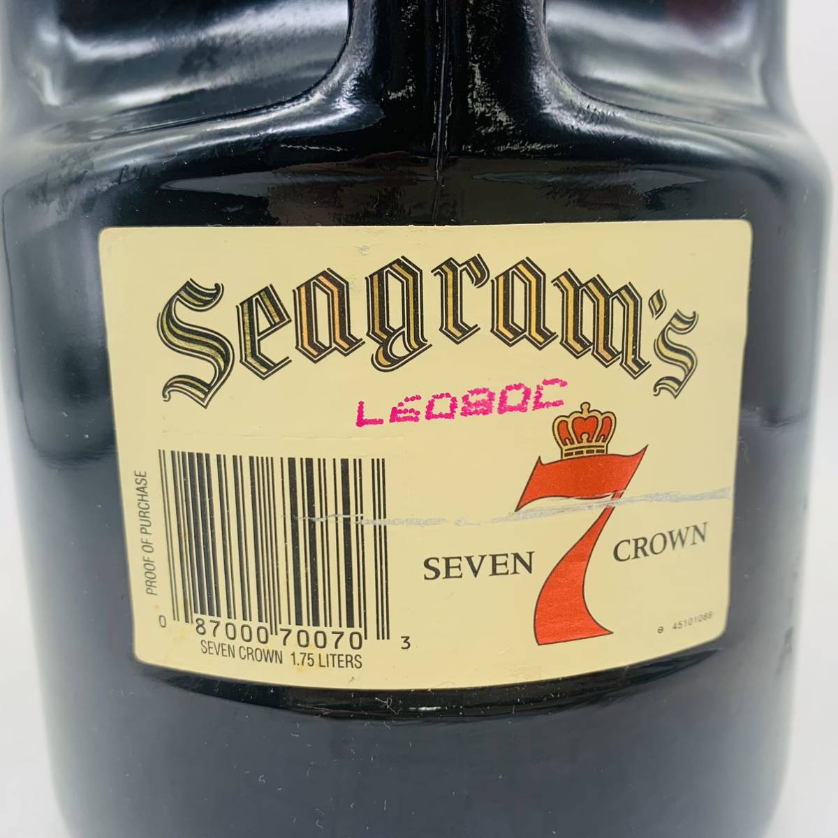 【未開栓】SEAGRAM'S 7 シーグラム セブン クラウン アメリカンウイスキー 1750ml 40% WH44456_画像4